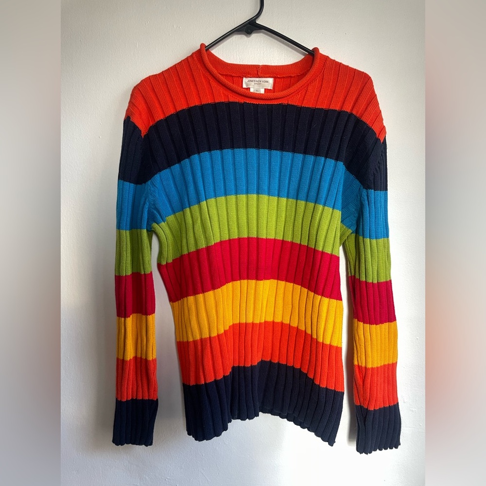 Jones New York Sport Rainbow Sweater